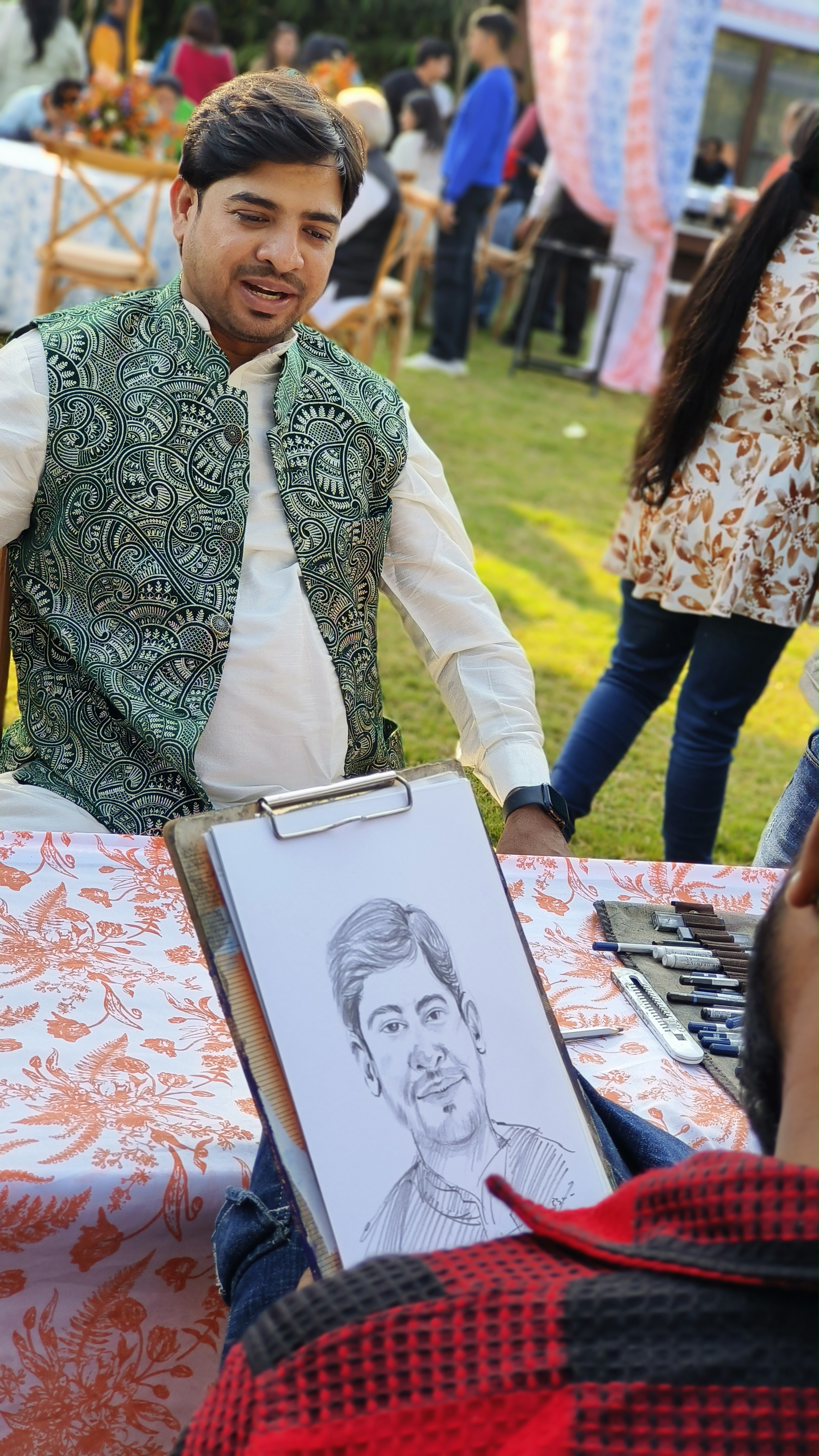 Mahesh Kumawat – Live Portrait Artist