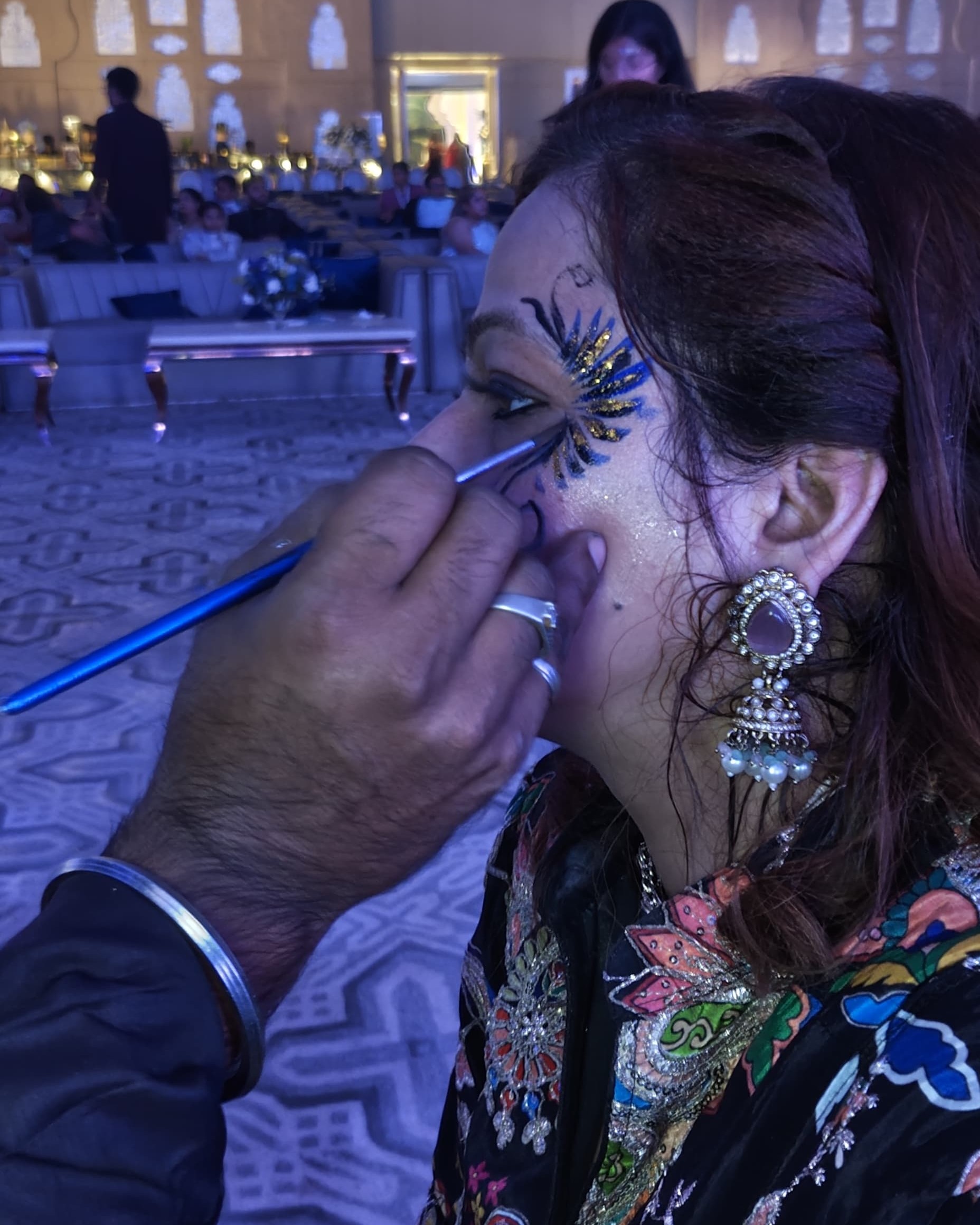 Neon Glitter Tattoo Artist