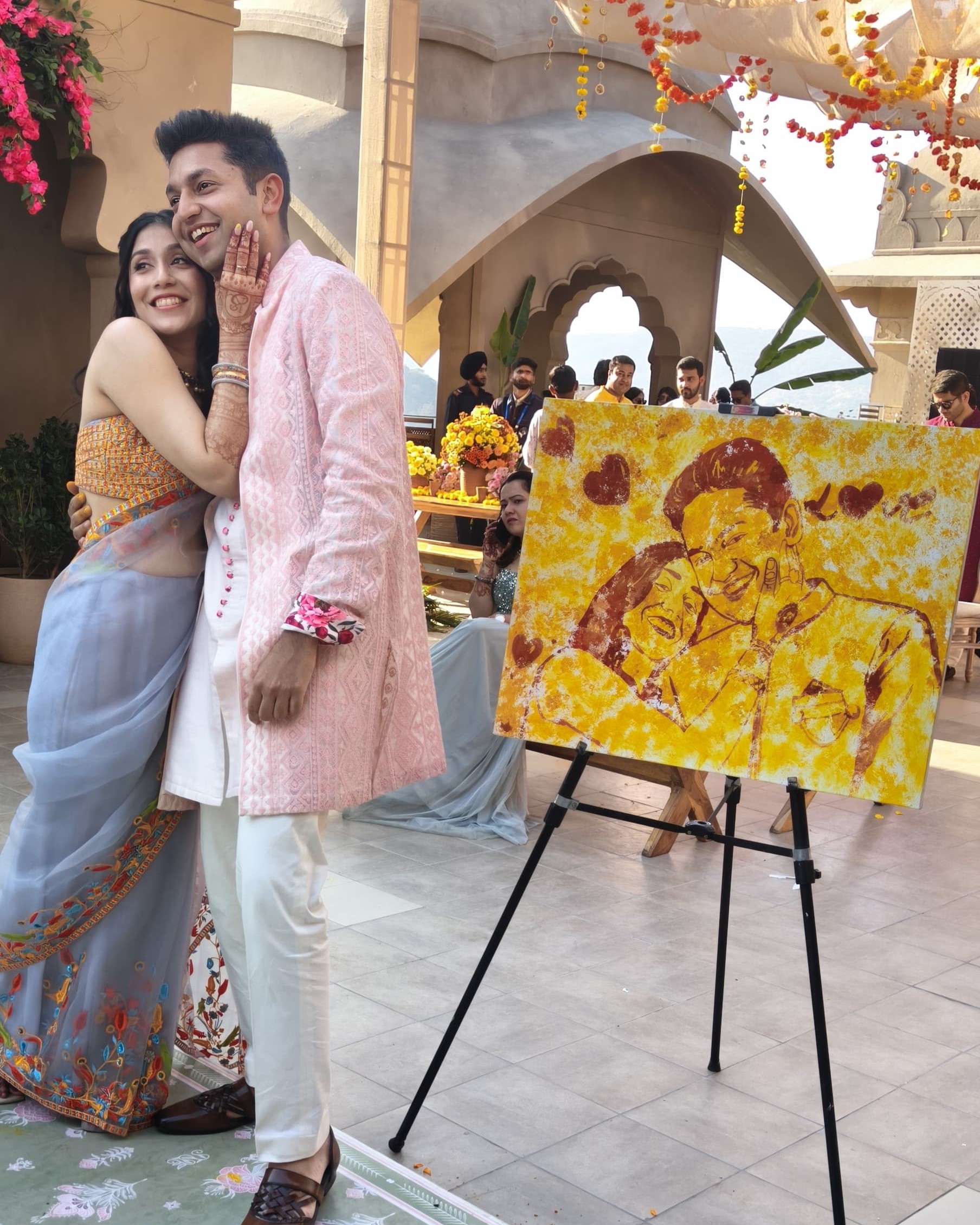 Magic Portrait Artist in Jaipur for Weddings and Haldi Ceremony